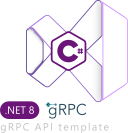 .NET 8 gRPC API Template